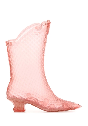 Y/project Pink Pvc Ankle Boots