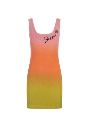 Barrow Multicoloured Knitted Short Dress With Degradé Effect