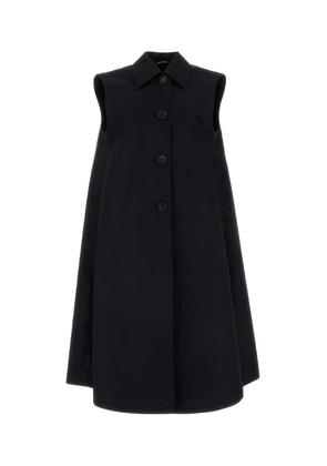 Marni Black Cotton Overcoat