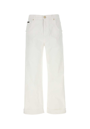 Etro White Stretch Denim Jeans