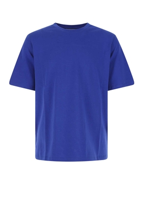 Just Don Electric Blue Cotton Oversize T-Shirt