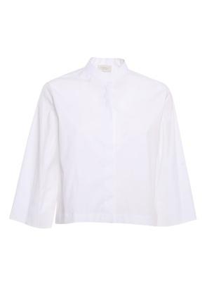 Mazzarelli White Cropped Shirt