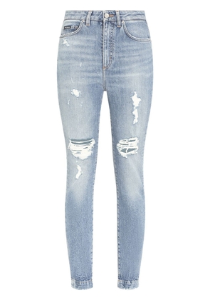 Dolce & Gabbana Audrey distressed skinny jeans - Blue