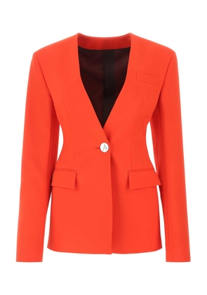 The Attico Coral Stretch Polyester Blend Louise Blazer