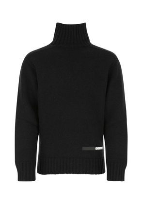 Oamc Black Wool Sweater