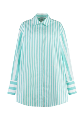 Patou Striped Cotton Shirtdress