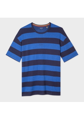 Paul Smith Relaxed-Fit Blue Stripe T-Shirt