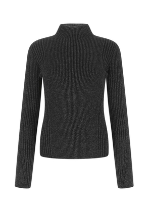 Dion Lee Melange Black Polyester Blend Sweater