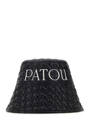 Patou Black Nylon Bucket Hat