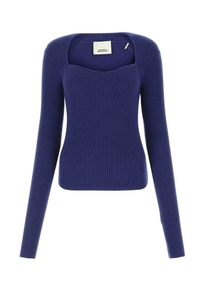 Isabel Marant Blue Wool Blend Bailey Sweater