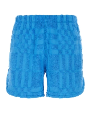 Burberry Light-Blue Terry Fabric Bermuda Shorts