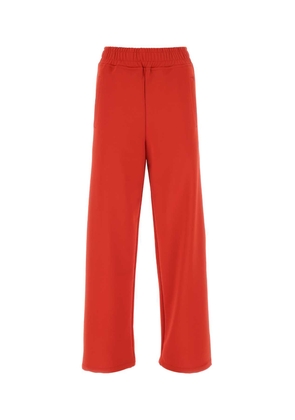 J.w. Anderson Red Stretch Polyester Pant