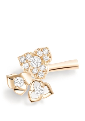 Piaget Rose Gold And Diamond Rose Ear Clip