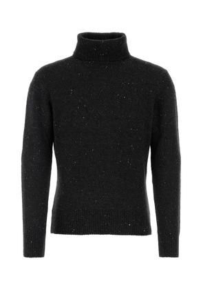 Johnstons Of Elgin Dark Grey Cashmere Sweater