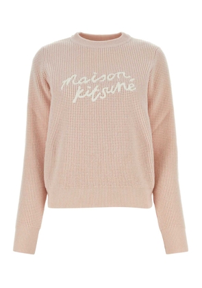 Maison Kitsuné Light Pink Wool Sweater