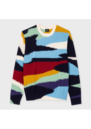 PS Paul Smith Multicolour Cotton 'Plains' Sweater