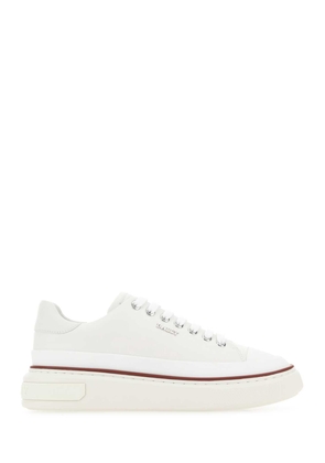 Bally Ivory Leather Maily Sneakers