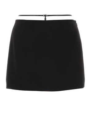 Dsquared2 Black Polyester Mini Skirt