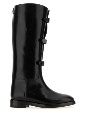 Durazzi Milano Black Leather Boots