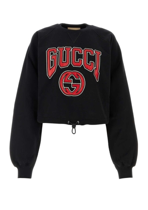 Gucci Black Cotton Sweatshirt