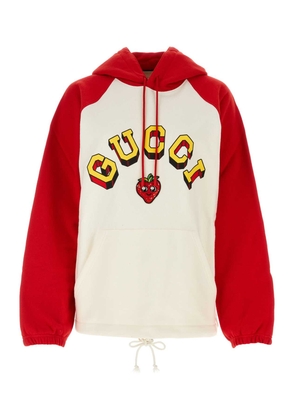 Gucci White Cotton Oversize Sweatshirt