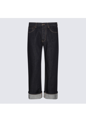 Alexander Mcqueen Dark Blue Cotton Jeans