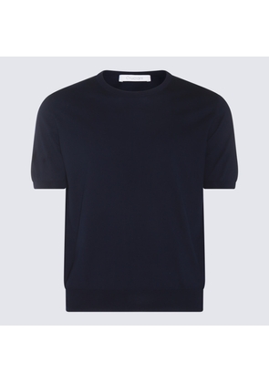 Cruciani Blue Cotton T-Shirt