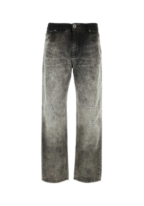 Balmain Grey Denim Jeans