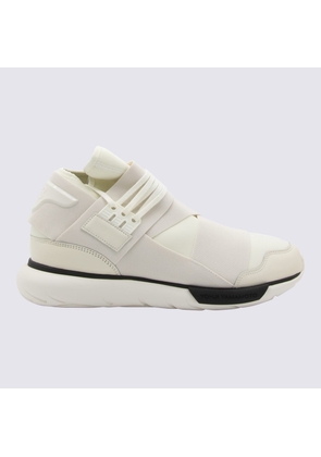 Y-3 White Canvas Sneakers