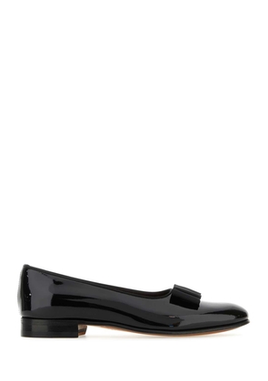 Bode Black Leather Opera Loafers