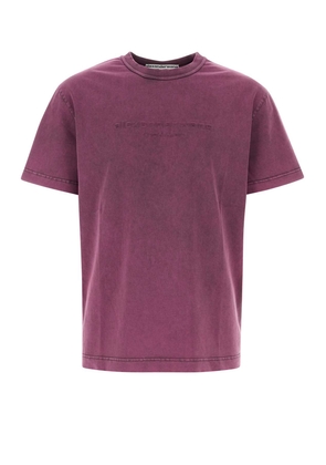 Alexander Wang Purple Cotton T-Shirt