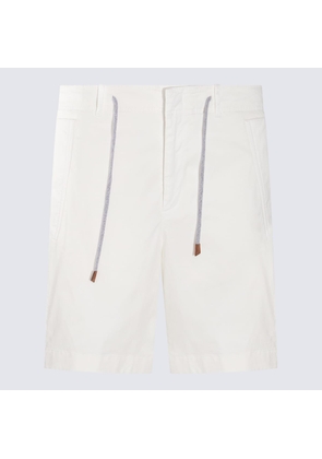 Eleventy White Cotton Shorts