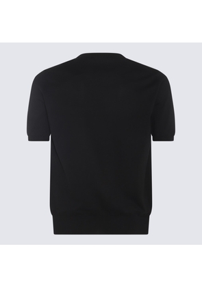 Cruciani Black Cotton T-Shirt