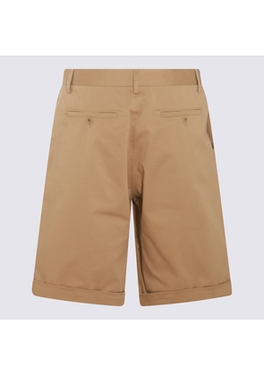 Moschino Beige Cotton Blend Shorts