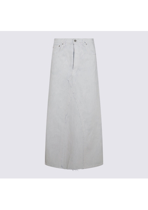 Maison Margiela White Denim Skirt