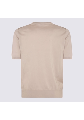 Cruciani Camel Cotton T-Shirt