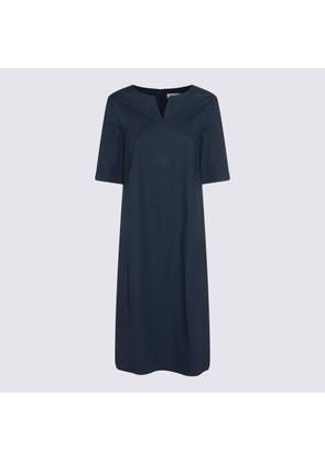 Antonelli Navy Blue Cotton Dress