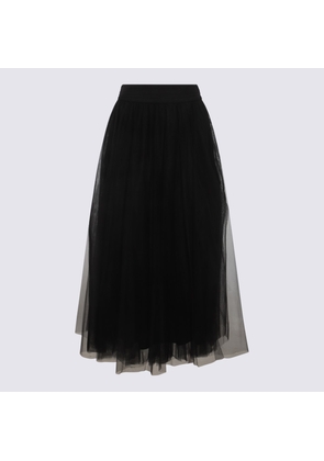 Fabiana Filippi Black Midi Skirt
