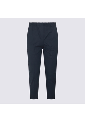 Antonelli Navy Blue Cotton Pants