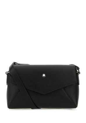 Montblanc Black Leather Crossbody Bag