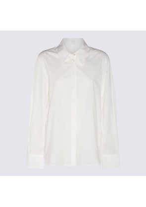 Khaite White Cotton Shirt
