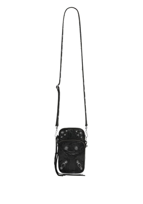 Balenciaga Le Cagole lambskin phone holder - Black