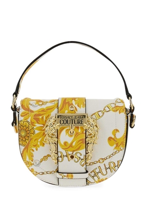 Versace Jeans Couture Baroque Printed Foldover Top Crossbody Bag