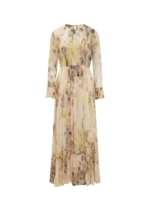 Jucca Long Dress With Flounce