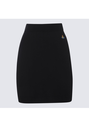 Vivienne Westwood Black Cotton Mini Skirt