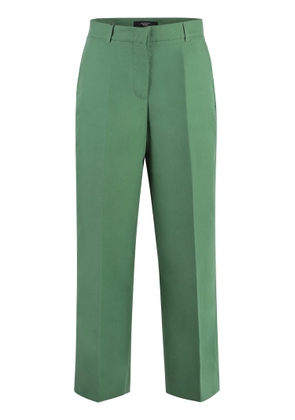 Weekend Max Mara Zircone Cotton-Linen Trousers