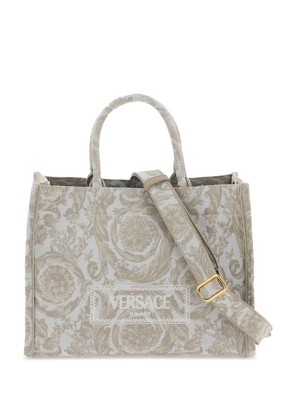 Versace Two-Tone Fabric Bag