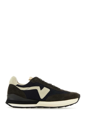 Visvim Multicolor Fabric And Suede Dunand Trainer Sneakers