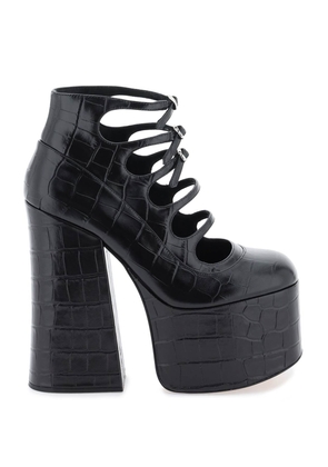 Marc Jacobs The Croc Embossed Kiki Ankle Boots