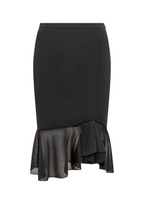 Tom Ford Viscose Skirt With Ruffles